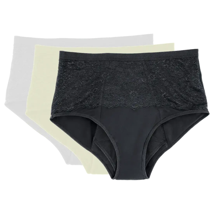 Leak-Proof Underwear for Women 55+ (3 pieces)